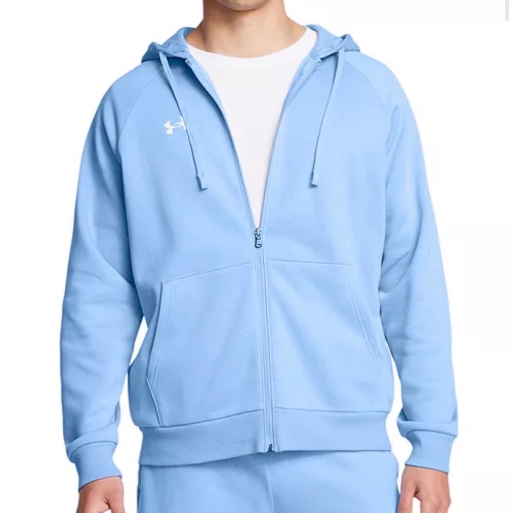 Under Armour Sky Blue Full-Zip Hoodie